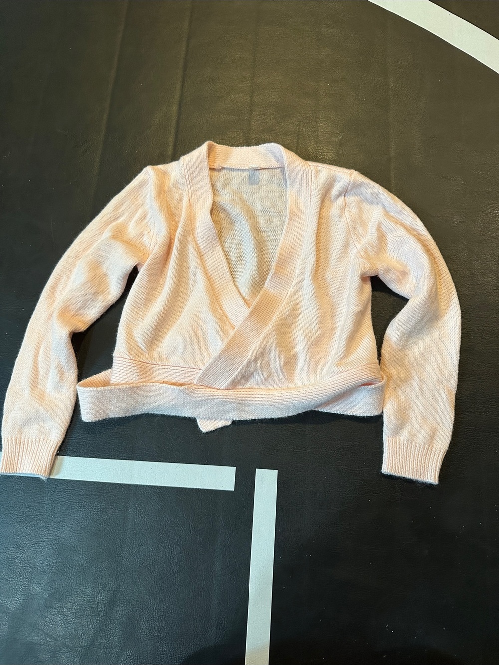 Bloch Peach V-Neck Wrap Sweater